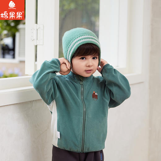 棉果果秋季新品春秋季男童摇粒绒外套M412100424627 商品图0