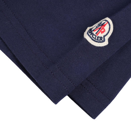 【超惠秒】Moncler 盟可睐 经典袖标简约款男女通款全棉短袖T恤 11953 商品图4