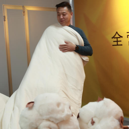 真正降温啦！！早买！【正宗新疆棉花被】有着阳光味道的棉花被，南疆手采棉花，新工艺千层棉花被轻盈不压身，蓬松的纤维感，云朵般轻柔 商品图3