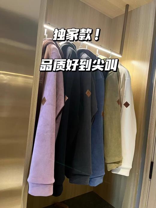 加厚摇粒绒小北男女同款卫衣外套 商品图1