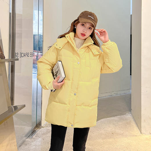 新款韩系百搭时尚面包服棉衣女小个子冬季加厚爆款连帽棉袄 商品图2