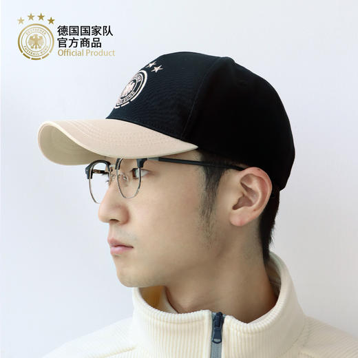 【官方正版】德国国家队 | 米白拼黑棒球帽球迷时尚鸭舌帽子 商品图2