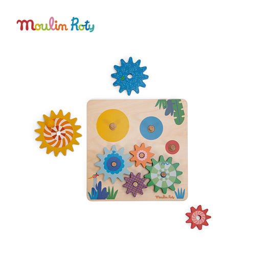 Moulin Roty 雨后茶壶 益智木玩 适合1岁+ 木质益智玩具 感统发育 雨后系列 法国品牌-715368 商品图6