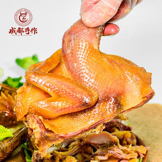 【非遗腊鸡板鸭】成都手作非遗美食九尺板鸭 风干腊鸡 农户散养三黄鸡风吹鸡 烟熏熟食酱卤鸭子 真空包装【非物质文化遗产】【四川特产】 商品图6