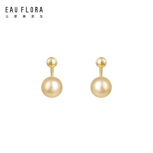 『星采』金色仿珍珠耳环 商品图0