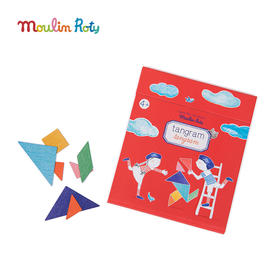 Moulin Roty 七巧板（磁吸） 磁力便携游戏 适合3岁+ 趣味小游戏 旅行便携 假日系列 法国品牌-713143
