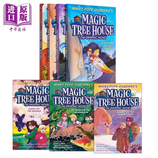 预售 【中商原版】Magic Tree House 神奇树屋7册 儿童桥梁漫画图画图像小说 英文原版 进口儿童读物 漫画故事书 6岁以上 魔法树屋 商品图7