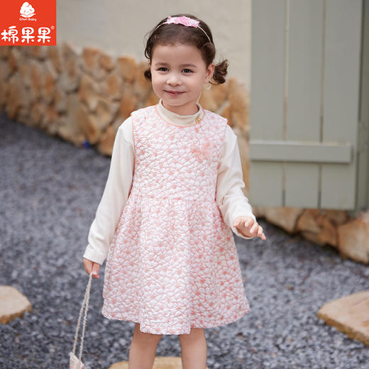 棉果果专柜同款冬季新品女童中国风背心连衣裙M522702724669 商品图0