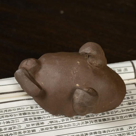 清 紫砂金蟾摆件 商品图4