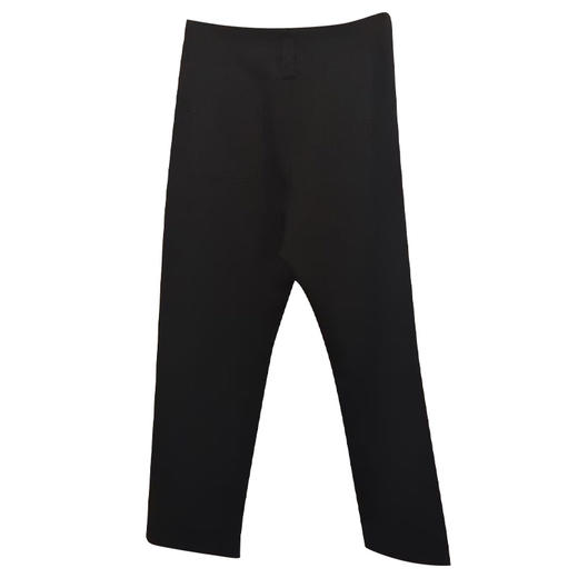 VIVIAN LIU D2427501春女装新款斜插兜显瘦直筒休闲针织长裤 商品图1