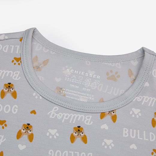 【莫代尔印花】SCHIESSER德国舒雅男童莫代尔印花保暖衣3B/23302W 商品图3