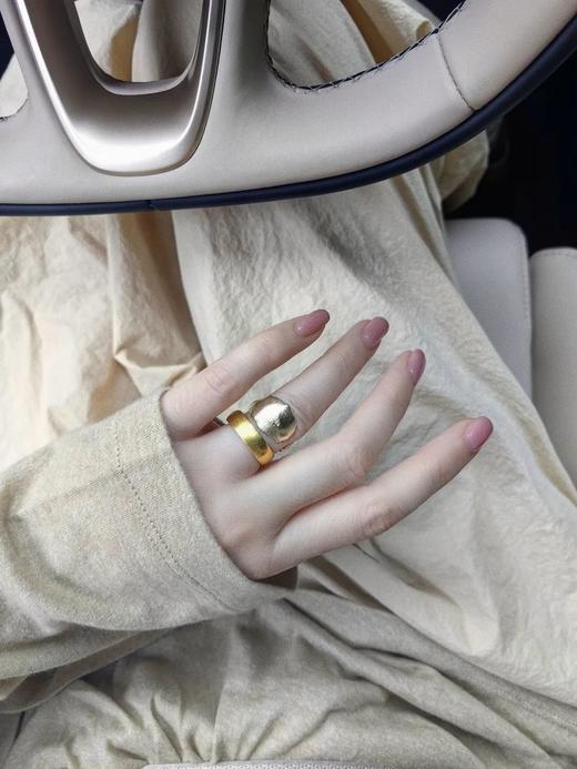 抽象感与手工感 | 鲸鱼戒指耳骨夹两用 商品图2