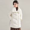【高货sh】全新升级【铂金会员873/天猫1189/差价316】(05907) 洛诗琳冬季气质百搭软糯针织翻领加厚90白鸭绒羽绒服 商品缩略图4