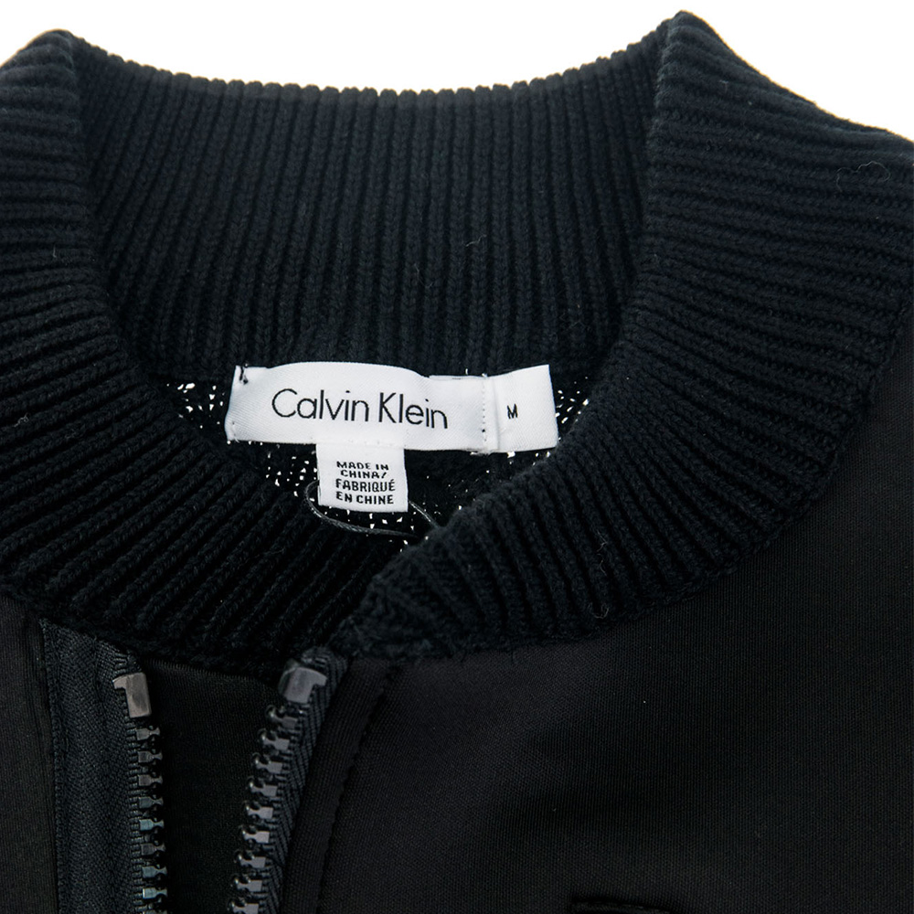 Calvin Klein/CK 男式毛衣纯棉机车开衫 40QS397-010JPY带授权招加盟代理
