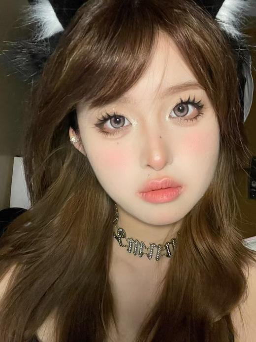 【月抛大直径】PFGIRLCON 月抛-坠入玫瑰粉-14.5mm-【月抛 度数0-800度 含525/575】 商品图4