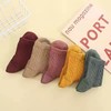 【男/女双针防裂袜】秋冬新款修复干裂深层滋润 棉袜筒袜纯色百搭条纹防裂袜 商品缩略图3