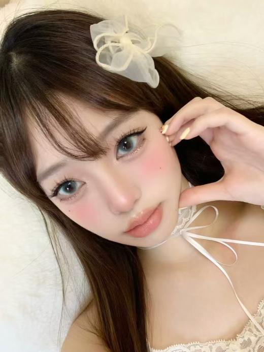 【月抛中直径】PFGIRLCON 月抛-忧蓝画染-14.2mm-【月抛 度数0-800度 含525/575】 商品图1