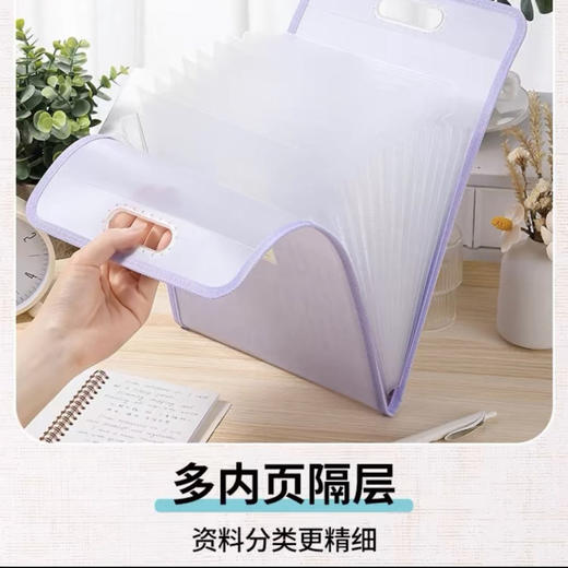 国誉 A4竖款风琴包（颜色随机） 商品图2