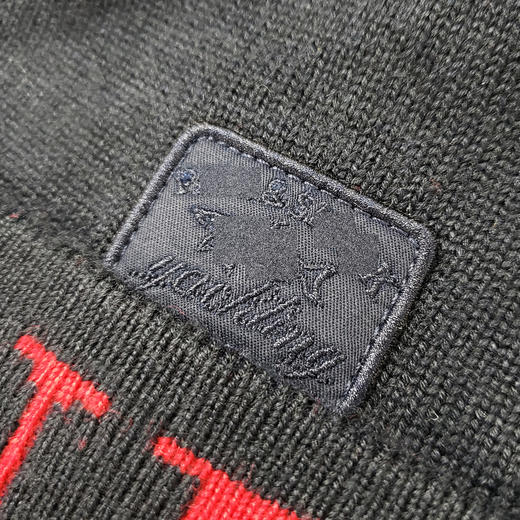 鲨鱼 撞色字母 刺绣小方标 针织帽/毛线帽/滑雪帽 PSS171 商品图2