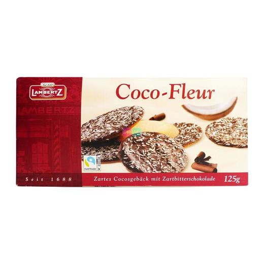 Lambertz椰子巧克力薄脆饼干125g 商品图0