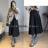 2025科技热力毛呢伞裙！火山岩暖绒A字裙 冬季法式气质半身裙！ 商品缩略图2