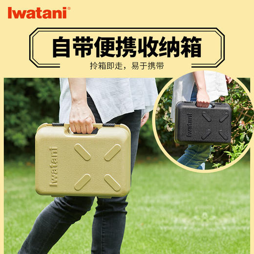 岩谷（Iwatani） 进口户外便携防风炉迷你卡式炉2.3kw露营黑武士CB-ODX-JR-BK（黑色） 商品图4