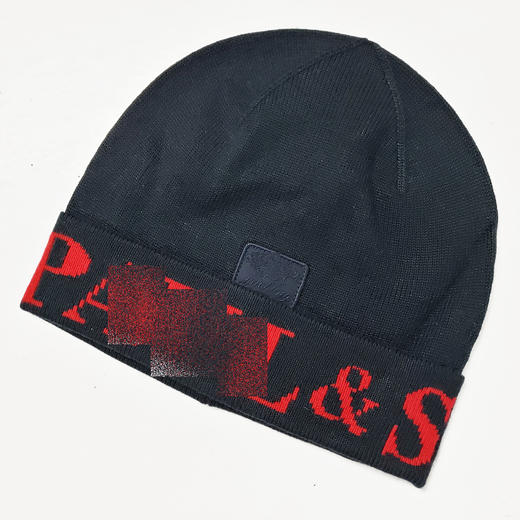 鲨鱼 撞色字母 刺绣小方标 针织帽/毛线帽/滑雪帽 PSS171 商品图1