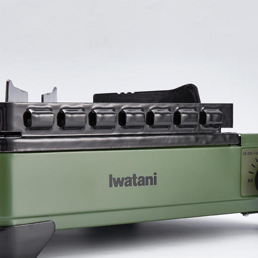 岩谷（Iwatani）进口户外双重防风炉便携卡式炉3.3kw露营炉具黑武士CB-ODX-1-OL（橄榄绿） 商品图6