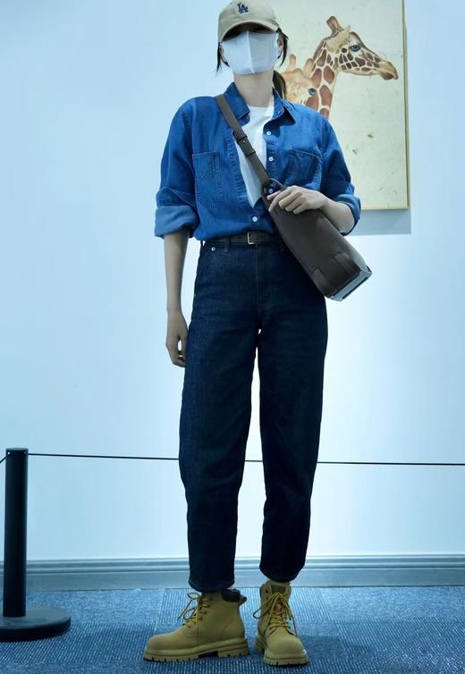 男女同款经典纯皮擦色大黄蜂军旅百搭裸靴 商品图4