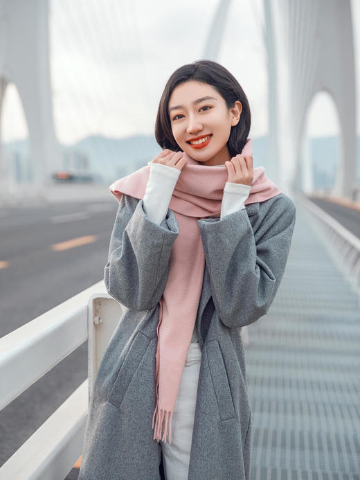 品牌直发❗️原价💰439元【AUChris羊绒羊毛围巾/披肩专场】高品质羊绒，亲肤不扎人⚠️赵丽颖、林一等明星同款，超百搭 ✅高奢羊绒面料，品质极好，柔软且蓄热🔺12色可选丨品牌直发 商品图8