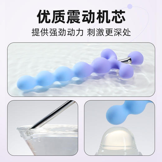 【情趣用品】谜姬 花蕊后庭按摩器震动后庭开发新手开肛 商品图5