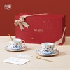 景德镇 奥唯 荷为贵 闺蜜结婚礼物送新人 下午茶套装咖啡杯子 高档精致 商品缩略图1