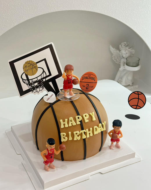 巧克力球形篮球蛋糕 商品图0