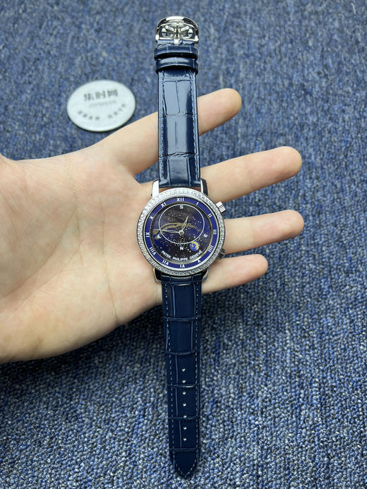 PP百达翡丽星空5102天月款日内瓦苍穹系列 男士腕表 你可想象把星空佩戴在腕上吗？ 商品图8