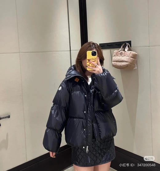 1130-1 渠道货 MC大连帽 云朵泡芙 面包鹅绒服 可拆袖 时装款羽绒服 商品图7