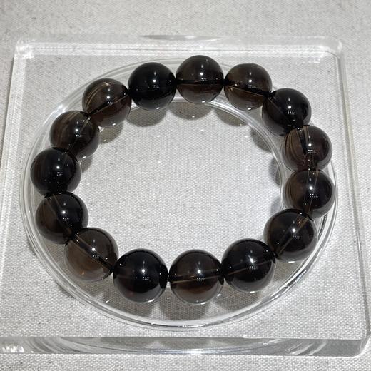 【男款】茶水晶手链 直径14mm 商品图0