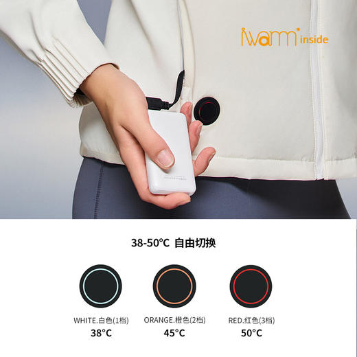 智能温控针梭拼接外套 商品图2