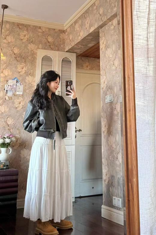 男女同款经典纯皮擦色大黄蜂军旅百搭裸靴 商品图10