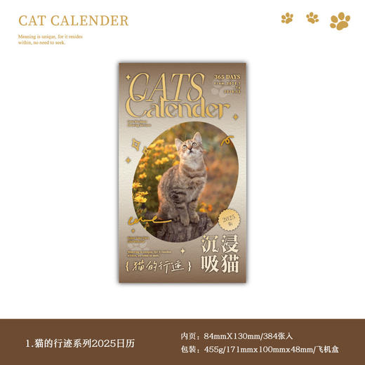 暮光2025新款ins风日历漫漫时光 可拆卸简约生活日常彩印内页台历 商品图6