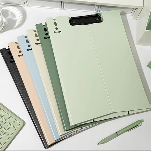 晨语 和页A4竖夹文件夹板夹 （图案颜色随机） 商品图0