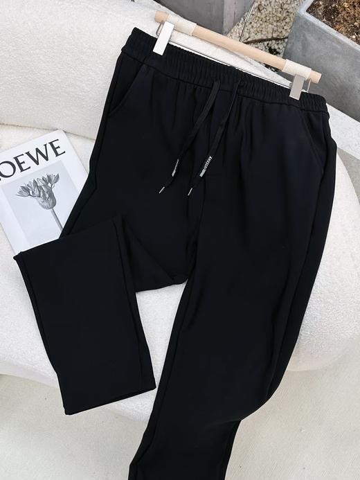 男士松紧腰加绒防风保暖休闲裤百搭长裤 商品图8