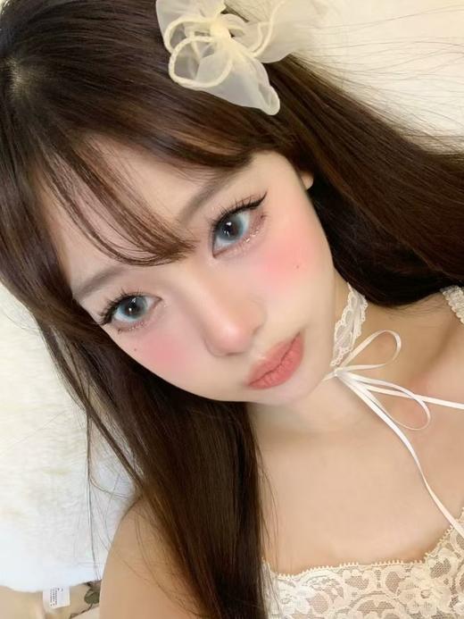 【月抛中直径】PFGIRLCON 月抛-忧蓝画染-14.2mm-【月抛 度数0-800度 含525/575】 商品图2