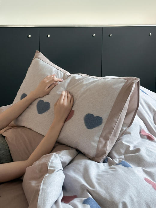 【全棉磨毛】 秋冬全棉火山磨毛加厚被套床单学生宿舍床套件床上用品四件套 商品图4