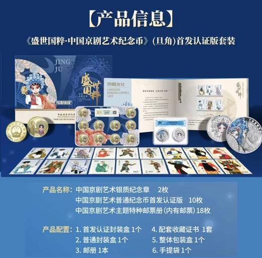 京剧旦角邮币章套装 商品图2