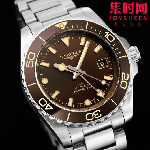 新品原版开模 浪琴 ETC新康卡斯潜水系列 康卡斯GMT腕表 41mm 男士腕表 商品图4