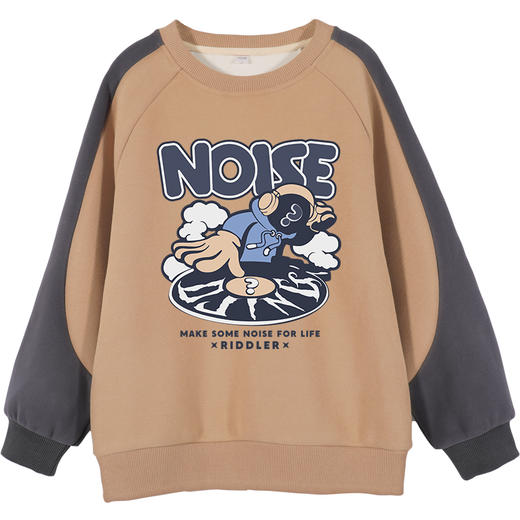 童装冬装男童加绒卫衣冬季加厚一体绒保暖上衣2024新款打底衫 商品图4