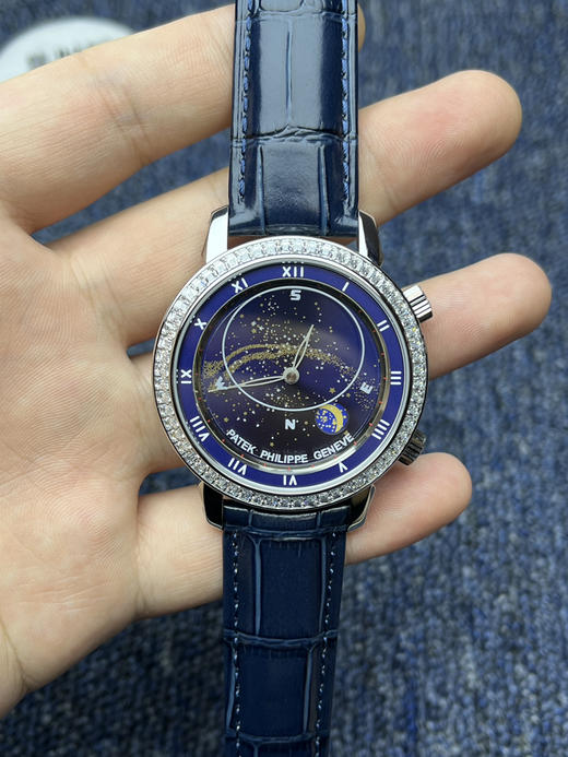 PP百达翡丽星空5102天月款日内瓦苍穹系列 男士腕表 你可想象把星空佩戴在腕上吗？ 商品图1
