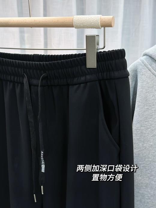 男士松紧腰加绒防风保暖休闲裤百搭长裤 商品图9
