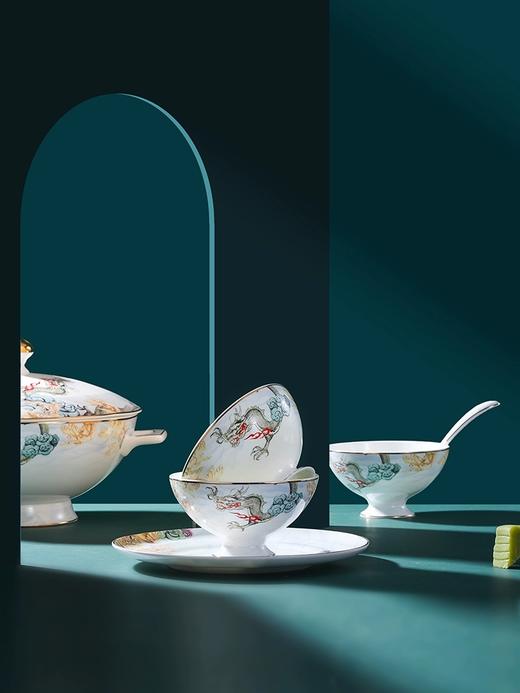 景德镇 奥唯 餐具套装中式礼品 新婚好物 实用高档轻奢节日高级感送客户朋友 商品图4