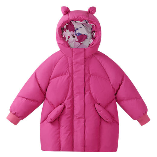 【御寒-5~5℃】女童萌趣中长款羽绒外套冬季新款安奈儿童装实体店同款XG445754 商品图8